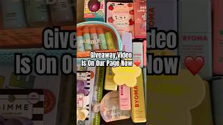 HUGE GIVEAWAY!! #shorts #giveaway #skincare