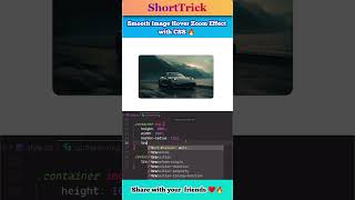 Smooth Image Hover Zoom Effect with CSS 🔥 | #css #webdesign #hover #frontend #tutorial