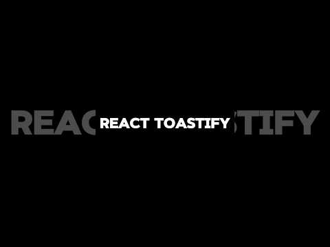React toastify