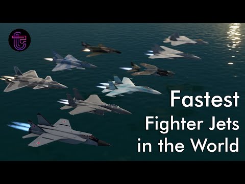 Fastest Fighter Jets Ranked - Modern Fighters Speed Comparison