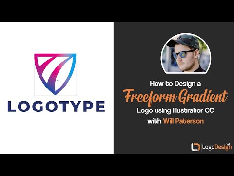 How To Design A Freeform Gradient Logo using Illustrator CC by Will Paterson