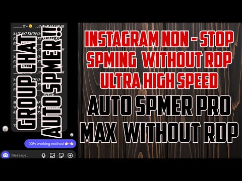 Instagram Auto Spm | Ultra Fast Spm In 2025 | Auto Message Sender | Fastest | Viral Auto Spm Trick 