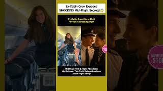 Ex-Cabin Crew Exposes SHOCKING Mid-Flight Secrets! 😱 #shorts