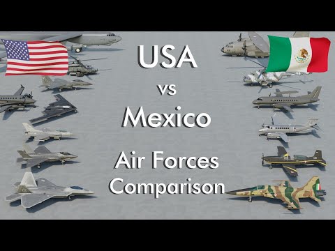 U.S. vs Mexican Air Power 2025 - Full Air Forces Comparison