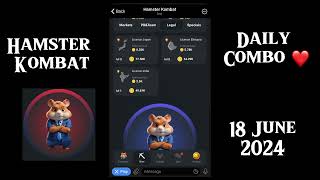 Hamster Kombat Daily Combo Card Update 18 June