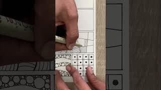 Draw Zentangle Pattern with me.. #zendoodles #doodleideas #doodle #howtodraw