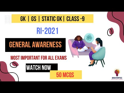 RI - 2021 Previous Year General Awareness Questions & Answers | Crack Competitive Exams 2024 | GK