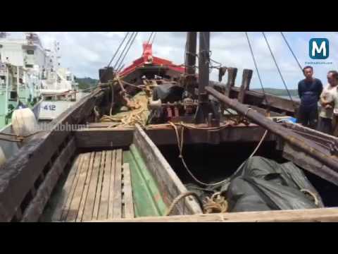 ICG ships Rajkamal and Bhikaji Cama apprehended Myanmarese boat