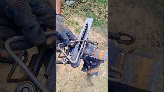 Handmade triangular foundation framework #building #project