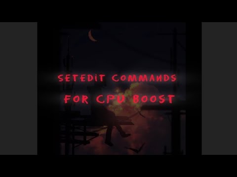 Setedit Commands CPU Booster V1 | Optimize CPU🖇️ Boost performance by | Setedit Codes🌀 Sk tweaks