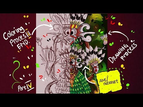 speedpaint : Coloring Process 3 Finish || HUDOQ || Paint Tool Sai || part 4 END