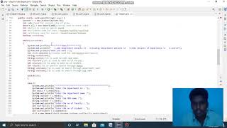 using class and object method write a java code to store or edit or search department details