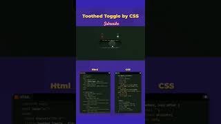 🔥Toggle In CSS | Toggle Switch #toggle #css #coding #webdevelopment #html
