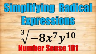 Simplifying Radical Expressions