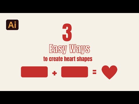 3 Ways to Make a Heart Shape Icon or Logo in Adobe Illustrator