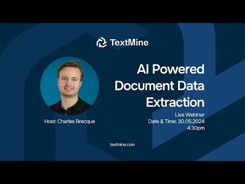 Webinar: AI Powered Document Data Extraction
