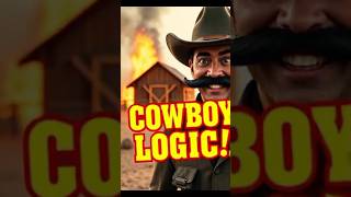 CowBoy Logic That will slap you #LogicMatters #CriticalThinking #educationalcontent