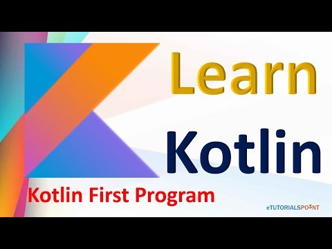Kotlin Tutorial : First kotlin program | How to print hello world in kotlin