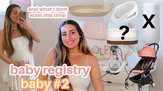 Top baby registry essentials! What I regret buying | non toxic baby products | baby #2 must haves!