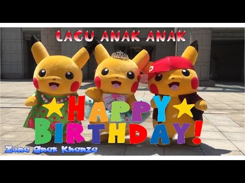 Lagu Anak Selamat Ulang Tahun Versi Boneka Badut Pokemon Lucu