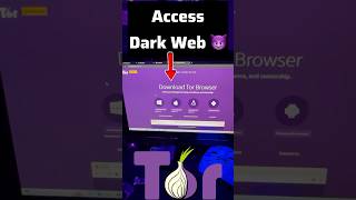 Access the DARK WEB! Tor Browser! 😈🕸️#darkweb #tor #cybersecurity #offgrid #shorts