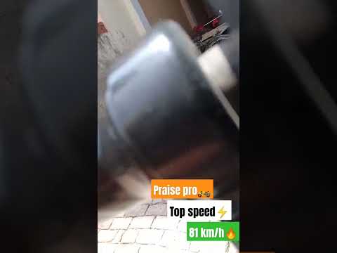 Speed test of okinawa praise pro⚡🔥 || 81km/h || #electric #shorts