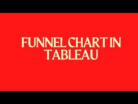 Funnel chart in Tableau || Tableau Tutorial