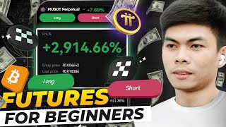 Turning 200Php into 5,000Php in 2 Days - Beginner Guide Futures Trading Crypto 2024