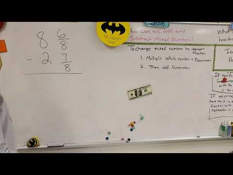 Subtracting those mixed Numbers with some borrowing