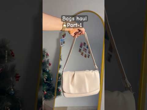 Bag Haul Part-1 👜| Shoulder Bags | Casual, Party & Office Bags | H&M, Miniso, Madame & more #shorts