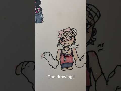 Drawing for @Dino_nugggies13! #art #robloxdrawing #traditional #burnout