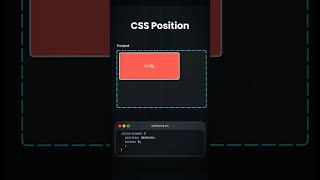 CSS position #coding #webdesign #webdevelopment #programming #2026 #htmlcss #javascript #ytshorts