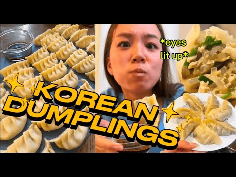 Cook Homemade Korean Dumplings | You Deserve Good Food