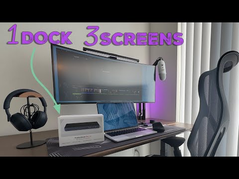 The Best Dock For MacBook Users! + Perfect Desk Setup with iVANKY FusionDock Pro 1+