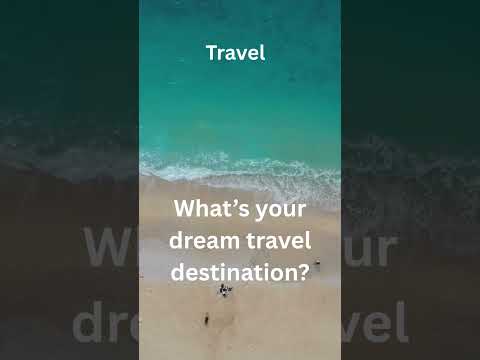 What’s YOUR dream travel destination? 🌍✈️  | Easy English Question #Shorts