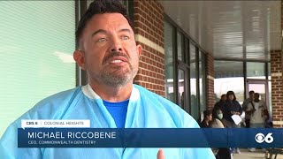 Hundreds turn up for free dental care at Virginia dentist's office