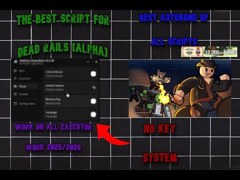 🚂🔥 DEAD RAILS SCRIPT 2025 💀 |NO KEY! 🔓💣 | 🧠 AUTO BOND + ESP AIMBOT + SPEED ⚡ |