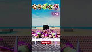 DonkeyKong & Luigi & PrincessPeach & Marıo Jumpchallenge #beamngdrive #vs #jumpchallenge