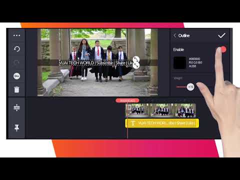 Running Text effect in kinemaster | How to add scrolling text in video |  विडियो में रनिंग टेक्स्ट |