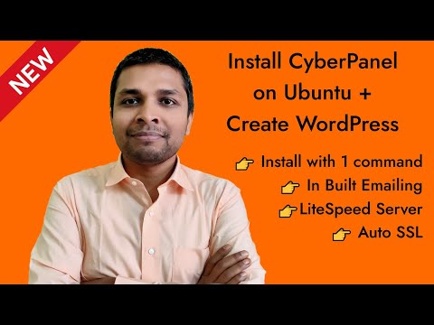 How to Install CyberPanel on Ubuntu and Create WordPress Website on CyberPanel - Easy