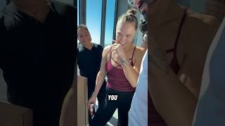 JAKE PAUL FACETIMES RONDA ROUSEY 🤯 #RouseyCarano