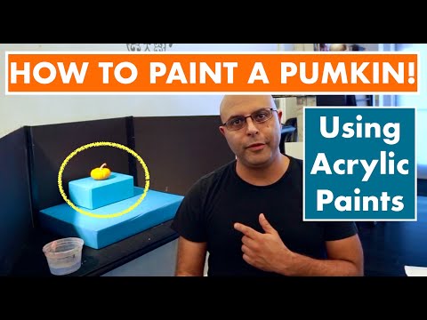 How to Paint a Pumpkin in Acrylics | Step by Step Tutorial