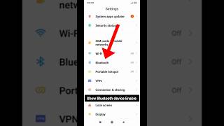 Show Bluetooth 🔥Device Enable Setting Performance youtube#Shorts#viral #please10mllion