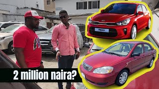 Top Two Affordable #Cars To Buy In #Ikeja Lagos for 2 million+, Reviews For #Corolla, #Kia Rio
