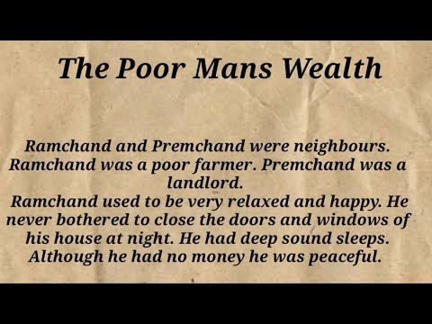 The Poor Mans Wealth