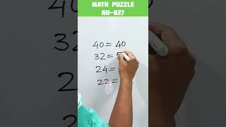 #maths #mathlogic #mathbrainteaser #mathstricks #mathemagic #mathproblem #brainteaser