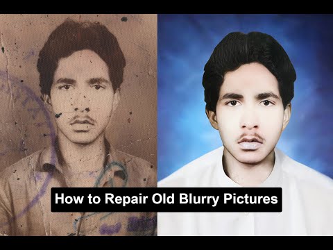 How to Repair Old Blurry Pictures | Restore Faded & Damaged Photos Like a Pro! | old photo restore