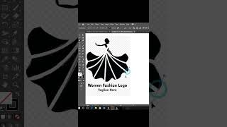 Fashion logo design#illustrator#trendingshorts