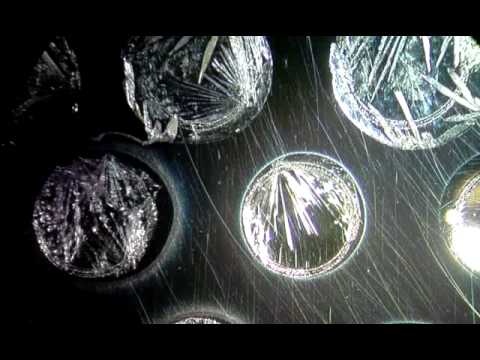 3HPA matrix growing crystals for MALDI TOF