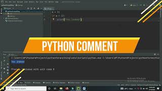 Python Tutorial For Tech Beginners #4 Python Comment
